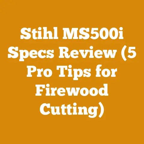 Stihl MS500i Specs Review (5 Pro Tips for Firewood Cutting)