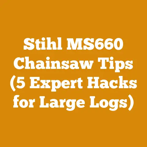 Stihl MS660 Chainsaw Tips (5 Expert Hacks for Large Logs)