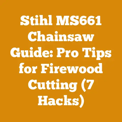 Stihl MS661 Chainsaw Guide: Pro Tips for Firewood Cutting (7 Hacks)