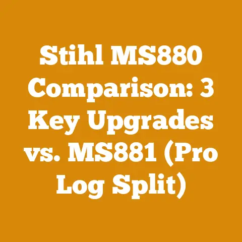 Stihl MS880 Comparison: 3 Key Upgrades vs. MS881 (Pro Log Split)