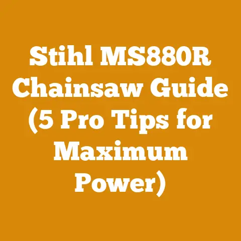 Stihl MS880R Chainsaw Guide (5 Pro Tips for Maximum Power)