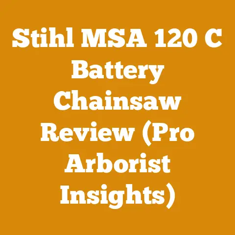 Stihl MSA 120 C Battery Chainsaw Review (Pro Arborist Insights)