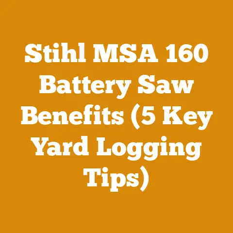 Stihl MSA 160 Battery Saw Benefits (5 Key Yard Logging Tips)