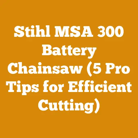 Stihl MSA 300 Battery Chainsaw (5 Pro Tips for Efficient Cutting)