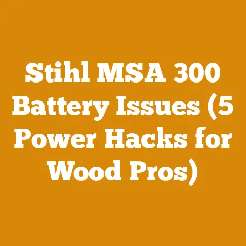 Stihl MSA 300 Battery Issues (5 Power Hacks for Wood Pros)