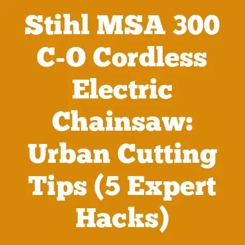 Stihl MSA 300 C-O Cordless Electric Chainsaw: Urban Cutting Tips (5 Expert Hacks)