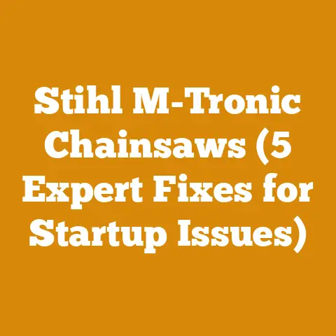 Stihl M-Tronic Chainsaws (5 Expert Fixes for Startup Issues)