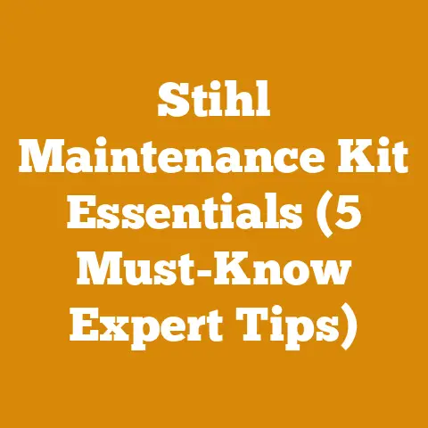 Stihl Maintenance Kit Essentials (5 Must-Know Expert Tips)