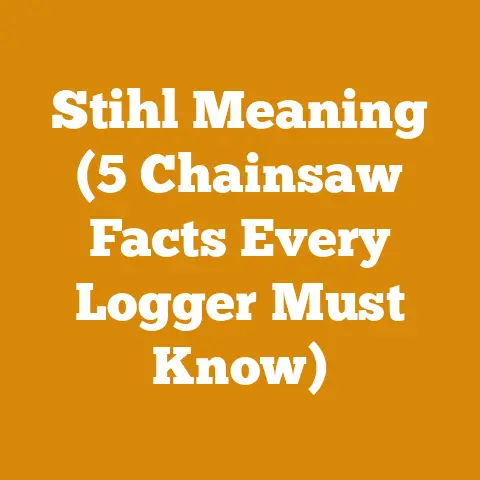 Stihl Meaning (5 Chainsaw Facts Every Logger Must Know)