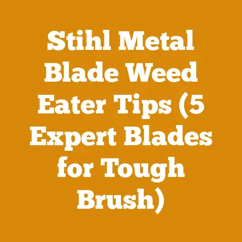 Stihl Metal Blade Weed Eater Tips (5 Expert Blades for Tough Brush)