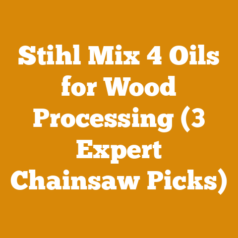 Stihl Mix 4 Oils for Wood Processing (3 Expert Chainsaw Picks)