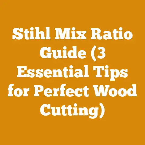 Stihl Mix Ratio Guide (3 Essential Tips for Perfect Wood Cutting)