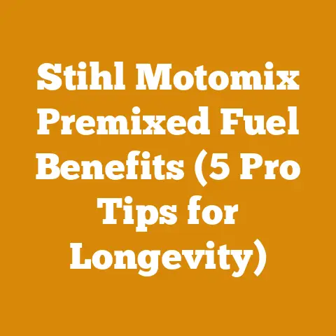 Stihl Motomix Premixed Fuel Benefits (5 Pro Tips for Longevity)