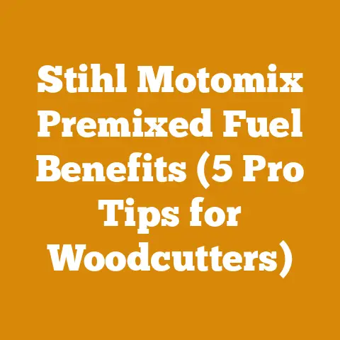 Stihl Motomix Premixed Fuel Benefits (5 Pro Tips for Woodcutters)