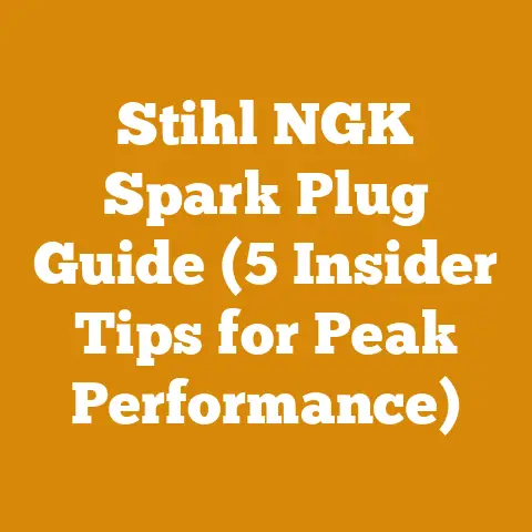 Stihl NGK Spark Plug Guide (5 Insider Tips for Peak Performance)