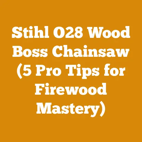 Stihl O28 Wood Boss Chainsaw (5 Pro Tips for Firewood Mastery)