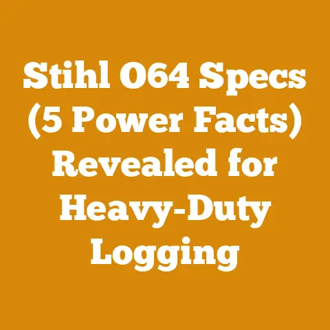 Stihl O64 Specs (5 Power Facts) Revealed for Heavy-Duty Logging