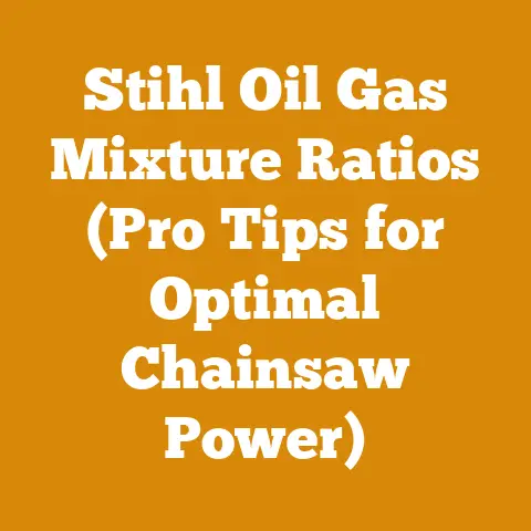 Stihl Oil Gas Mixture Ratios (Pro Tips for Optimal Chainsaw Power)
