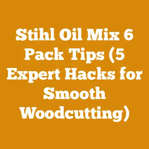 Stihl Oil Mix 6 Pack Tips (5 Expert Hacks for Smooth Woodcutting)