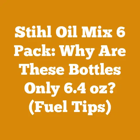 Stihl Oil Mix 6 Pack: Why Are These Bottles Only 6.4 oz? (Fuel Tips)