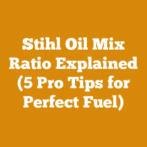 Stihl Oil Mix Ratio Explained (5 Pro Tips for Perfect Fuel)
