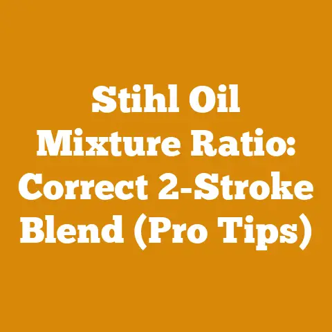 Stihl Oil Mixture Ratio: Correct 2-Stroke Blend (Pro Tips)