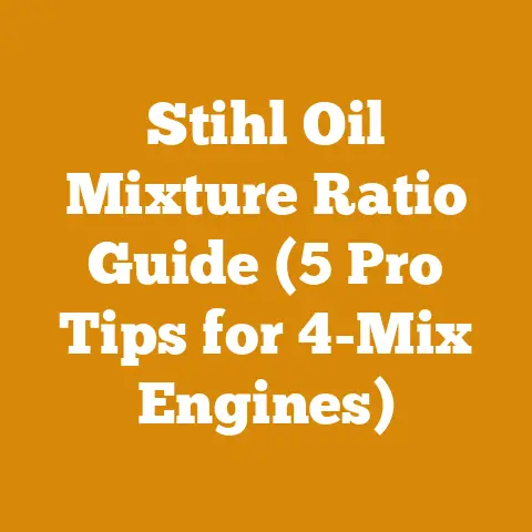 Stihl Oil Mixture Ratio Guide (5 Pro Tips for 4-Mix Engines)