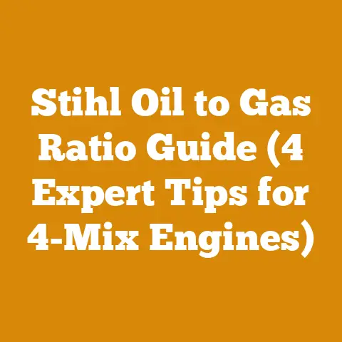 Stihl Oil to Gas Ratio Guide (4 Expert Tips for 4-Mix Engines)