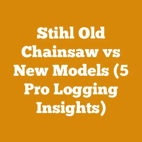 Stihl Old Chainsaw vs New Models (5 Pro Logging Insights)