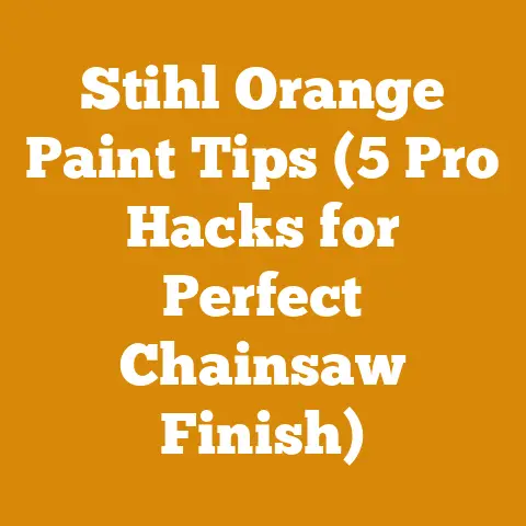 Stihl Orange Paint Tips (5 Pro Hacks for Perfect Chainsaw Finish)