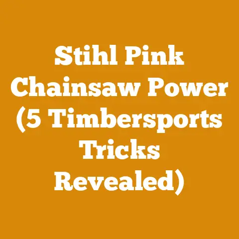 Stihl Pink Chainsaw Power (5 Timbersports Tricks Revealed)