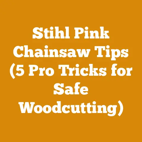 Stihl Pink Chainsaw Tips (5 Pro Tricks for Safe Woodcutting)