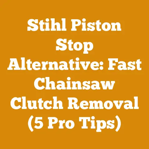 Stihl Piston Stop Alternative: Fast Chainsaw Clutch Removal (5 Pro Tips)