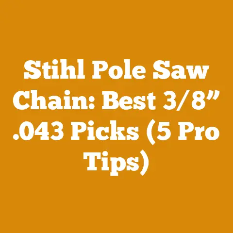 Stihl Pole Saw Chain: Best 3/8” .043 Picks (5 Pro Tips)
