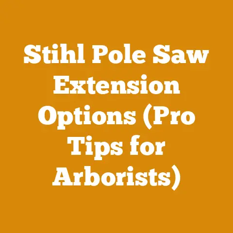 Stihl Pole Saw Extension Options (Pro Tips for Arborists)