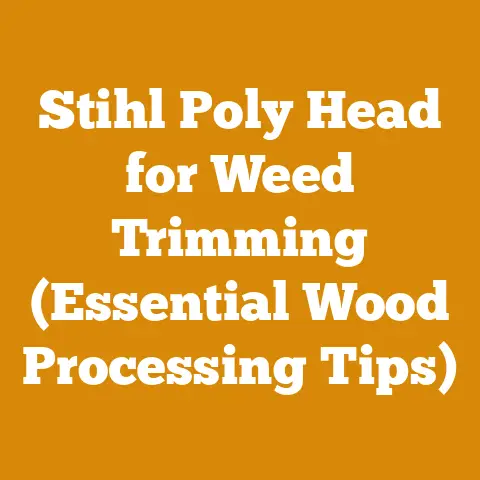 Stihl Poly Head for Weed Trimming (Essential Wood Processing Tips)