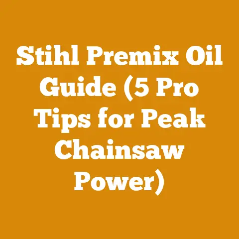 Stihl Premix Oil Guide (5 Pro Tips for Peak Chainsaw Power)