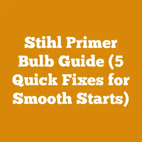 Stihl Primer Bulb Guide (5 Quick Fixes for Smooth Starts)