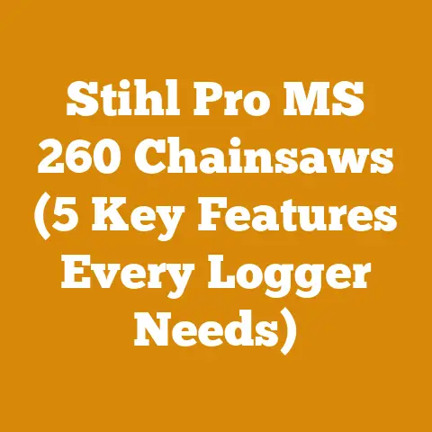 Stihl Pro MS 260 Chainsaws (5 Key Features Every Logger Needs)