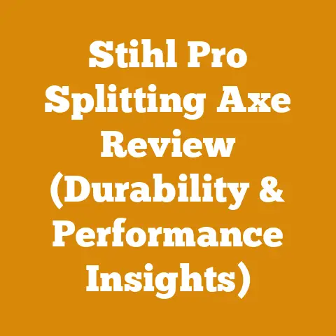 Stihl Pro Splitting Axe Review (Durability & Performance Insights)