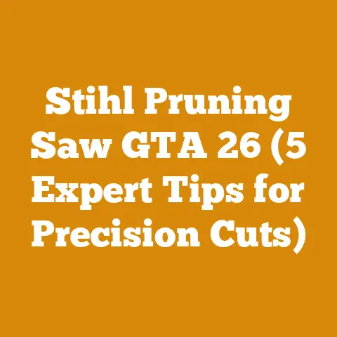 Stihl Pruning Saw GTA 26 (5 Expert Tips for Precision Cuts)