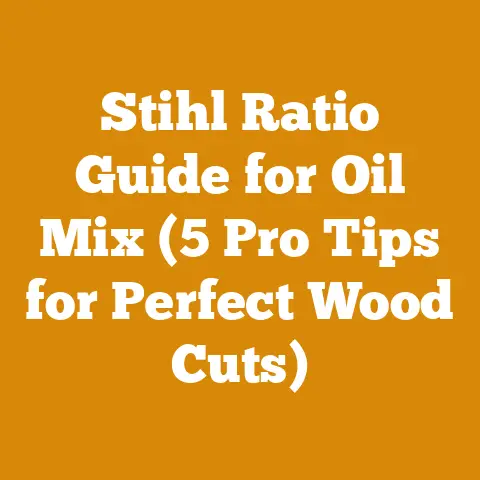 Stihl Ratio Guide for Oil Mix (5 Pro Tips for Perfect Wood Cuts)
