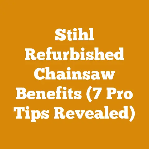 Stihl Refurbished Chainsaw Benefits (7 Pro Tips Revealed)