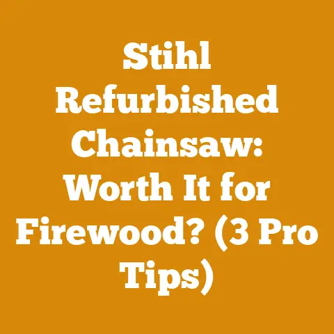 Stihl Refurbished Chainsaw: Worth It for Firewood? (3 Pro Tips)