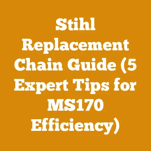 Stihl Replacement Chain Guide (5 Expert Tips for MS170 Efficiency)