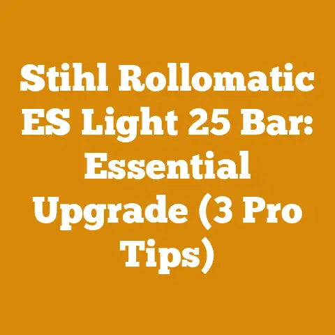 Stihl Rollomatic ES Light 25 Bar: Essential Upgrade (3 Pro Tips)