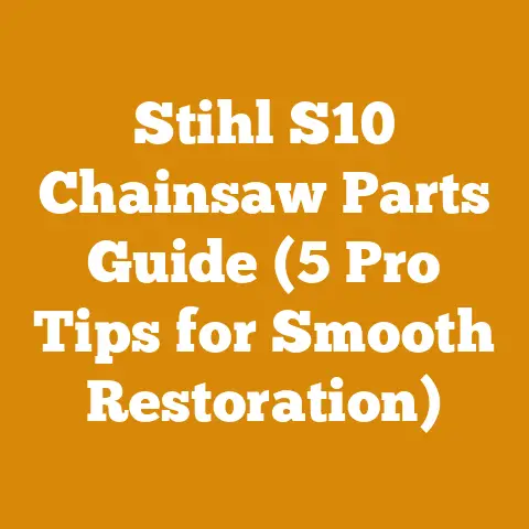 Stihl S10 Chainsaw Parts Guide (5 Pro Tips for Smooth Restoration)