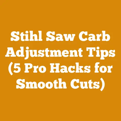 Stihl Saw Carb Adjustment Tips (5 Pro Hacks for Smooth Cuts)