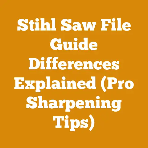 Stihl Saw File Guide Differences Explained (Pro Sharpening Tips)