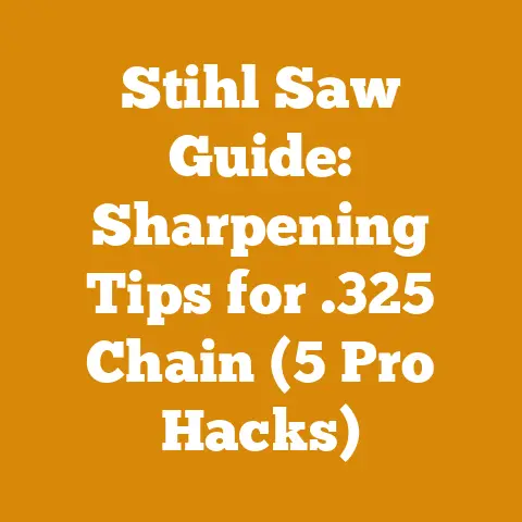 Stihl Saw Guide: Sharpening Tips for .325 Chain (5 Pro Hacks)